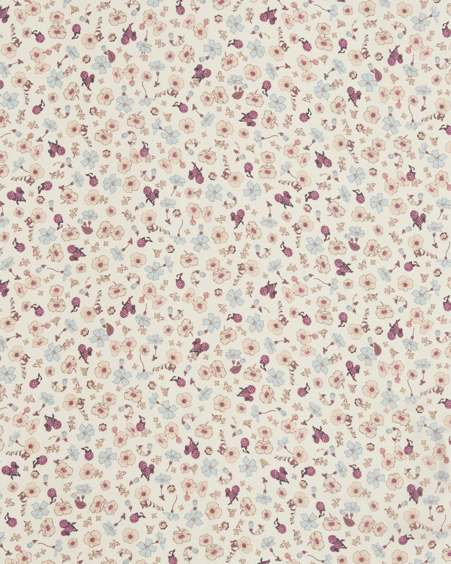 Fable Deco Blooms Silky Cream Scarf