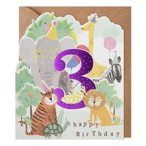 Happy 3rd Birthday Greetings Card