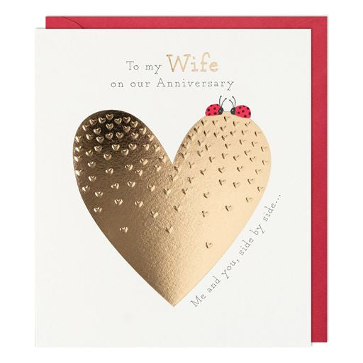 To My Wife Anniversary Greetings Card