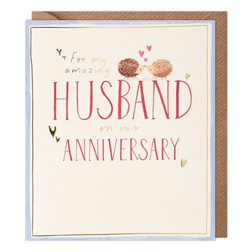 Amazing Husband Anniversary Greetings Card – Bliss Gifts