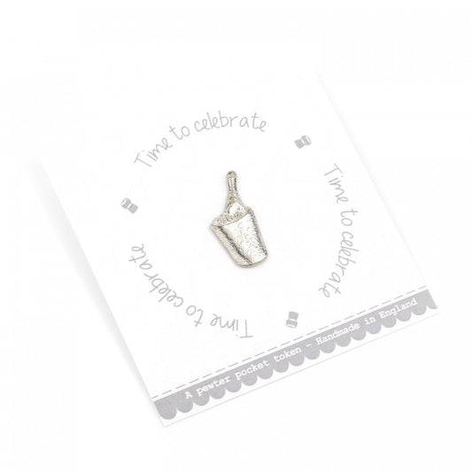 Time To Celebrate Pewter Pocket Keepsake Token