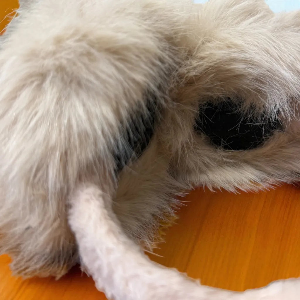Beige Fluffy Earmuffs