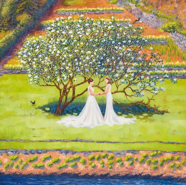 Two Brides Wedding Greetings Card