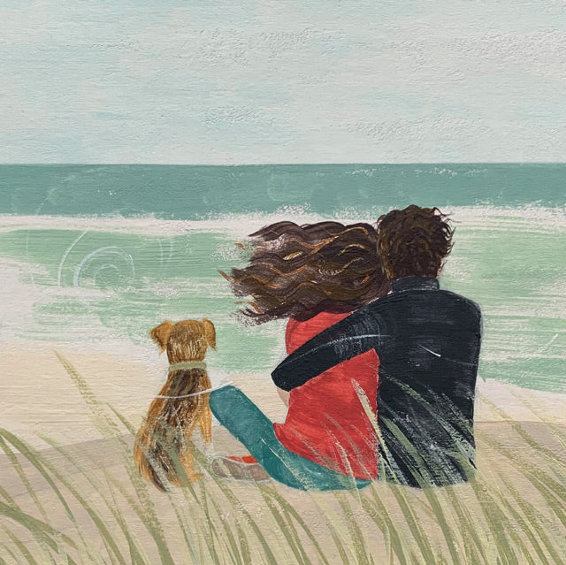 The View Greetings Card By Helen Braid