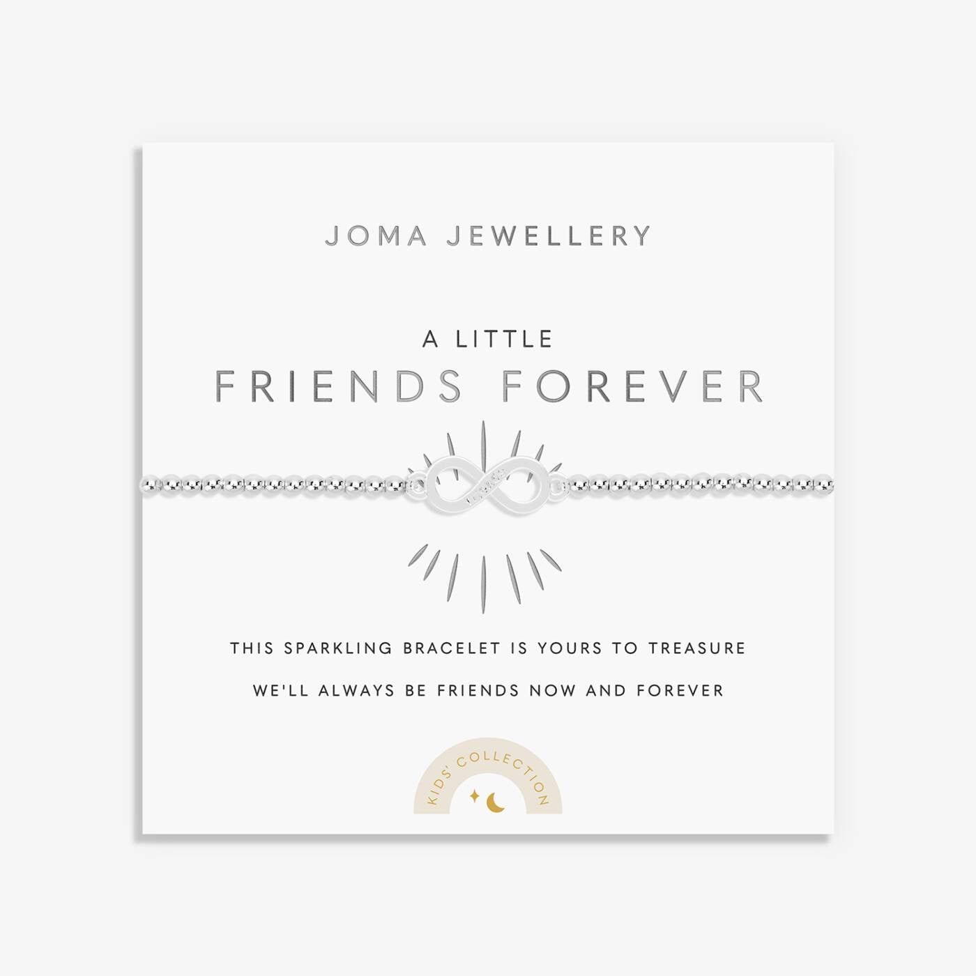 Children's A Little Friends Forever Silver Bracelet