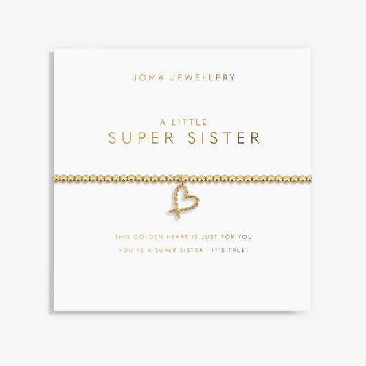A Little ‘Super Sister’ Bracelet Gold