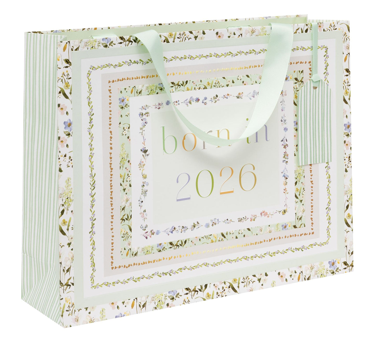 Born In 2026 Large Gift Bag