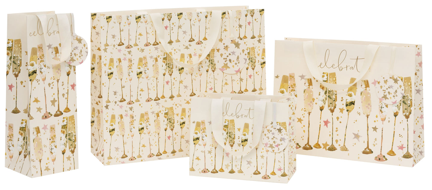 Celebratory Flutes Shopper Gift Bag XL