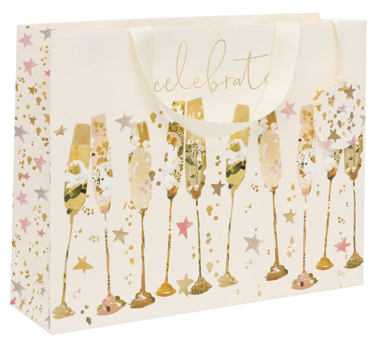Celebratory Flutes Large Gift Bag