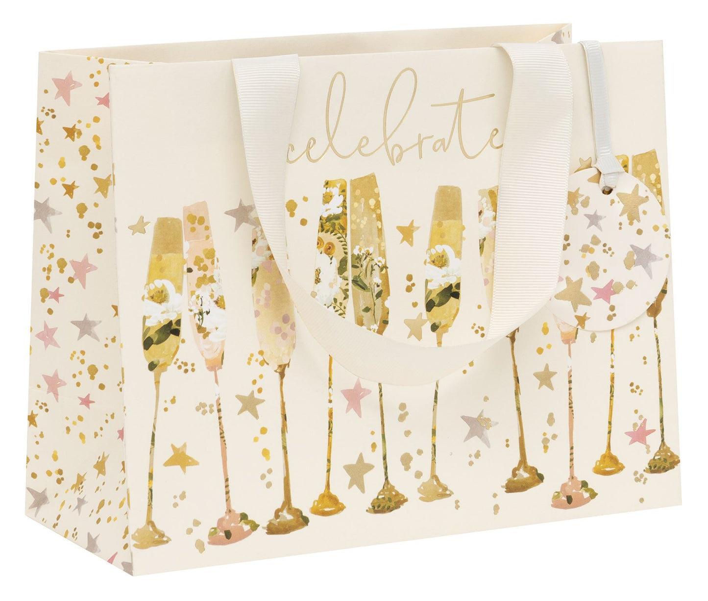Celebratory Flutes Medium Gift Bag
