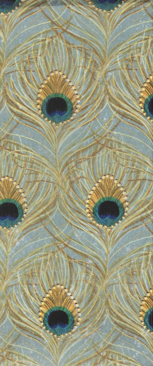 Peacock Quill Tissue Paper Four Sheets