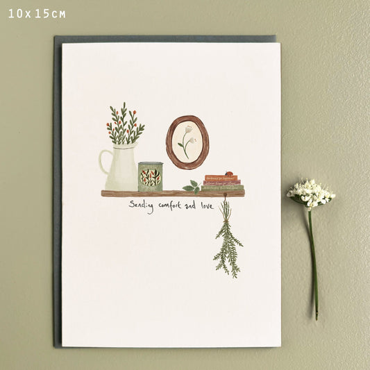 Sending Comfort & Love Greetings Card