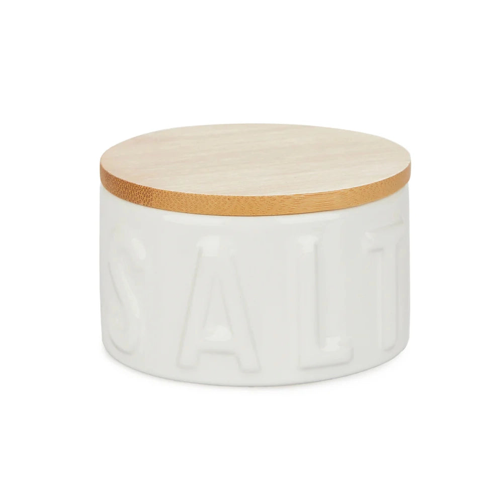 Balvi Ceramic Salt Bowl with Lid