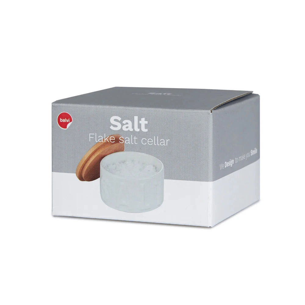 Balvi Ceramic Salt Bowl with Lid