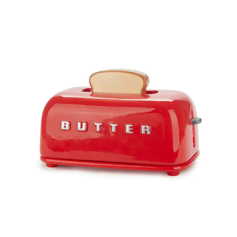 Balvi Toaster Butter Dish Red