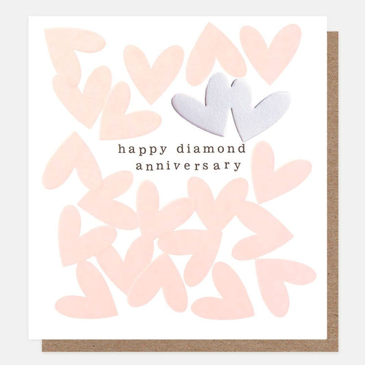 Happy Diamond Anniversary Greetings Card