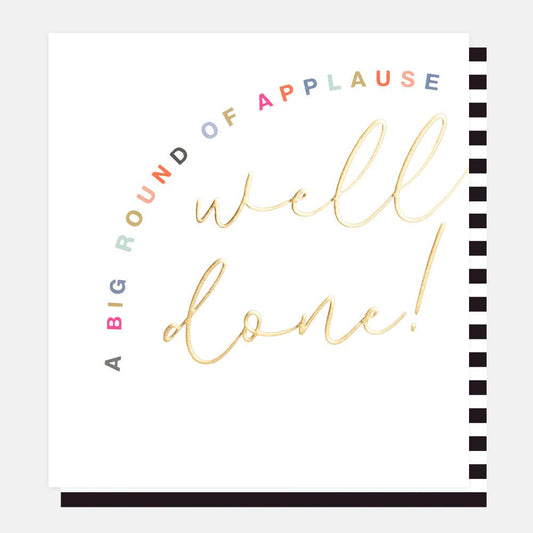 Big Round Of Applause Greetings Card