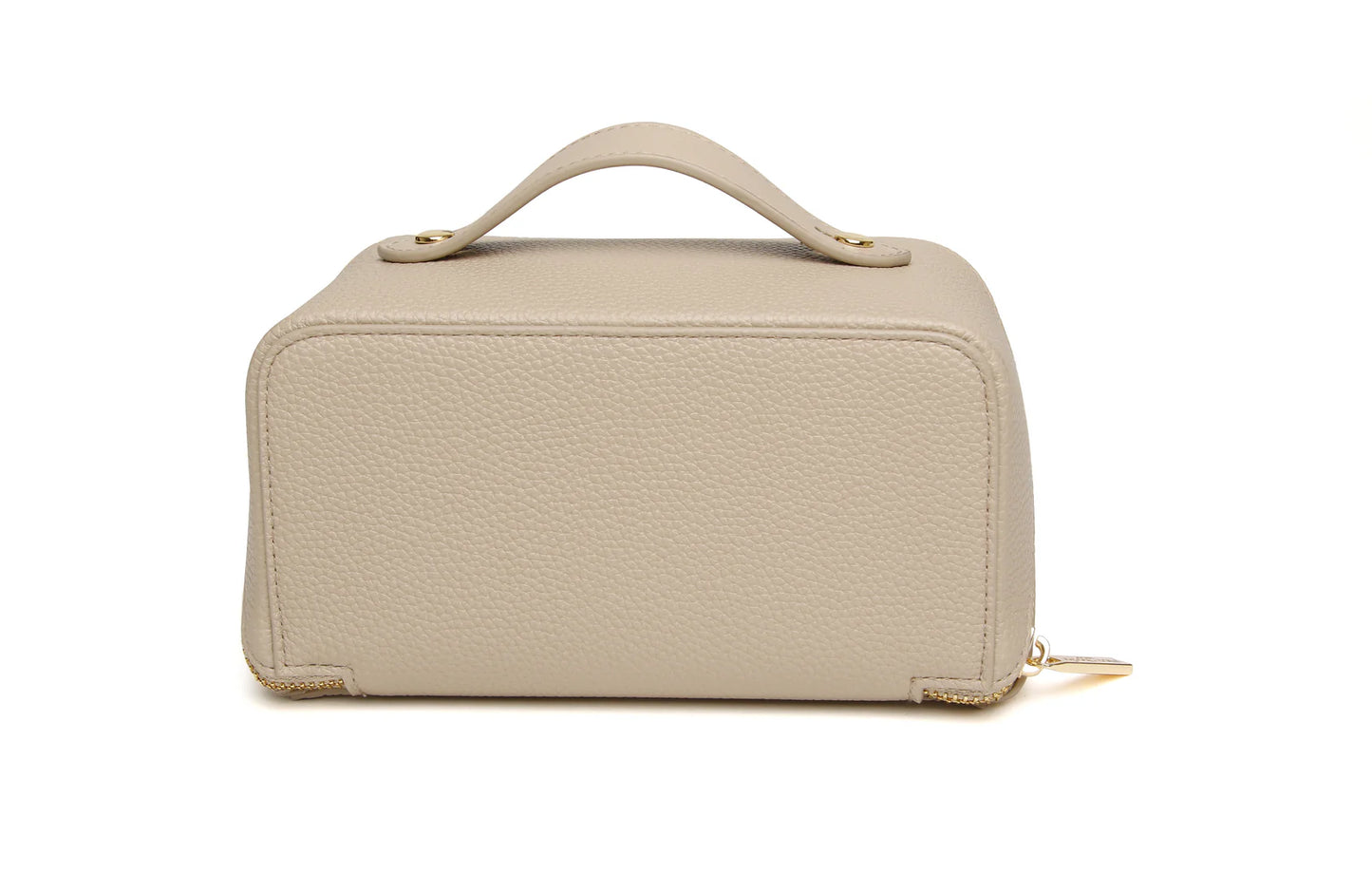 Kensington Mini Beauty Train Case Stone