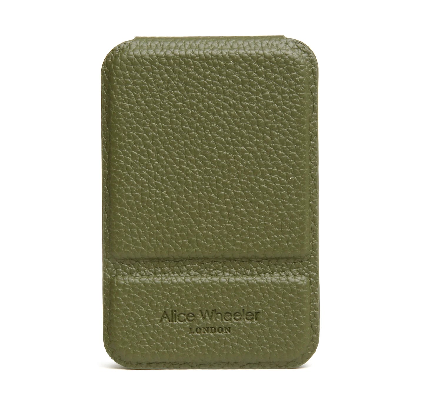 Alice Wheeler Mini Folding Travel Mirror Olive