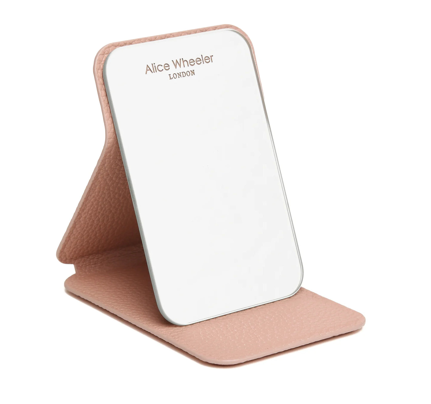 Alice Wheeler Mini Folding Travel Mirror Pink