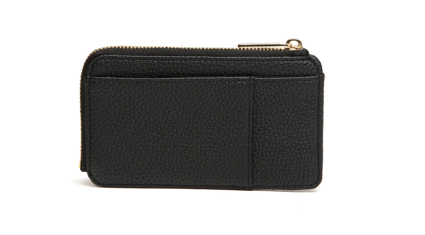 Alice Wheeler Kensington Suede Coin Purse Black