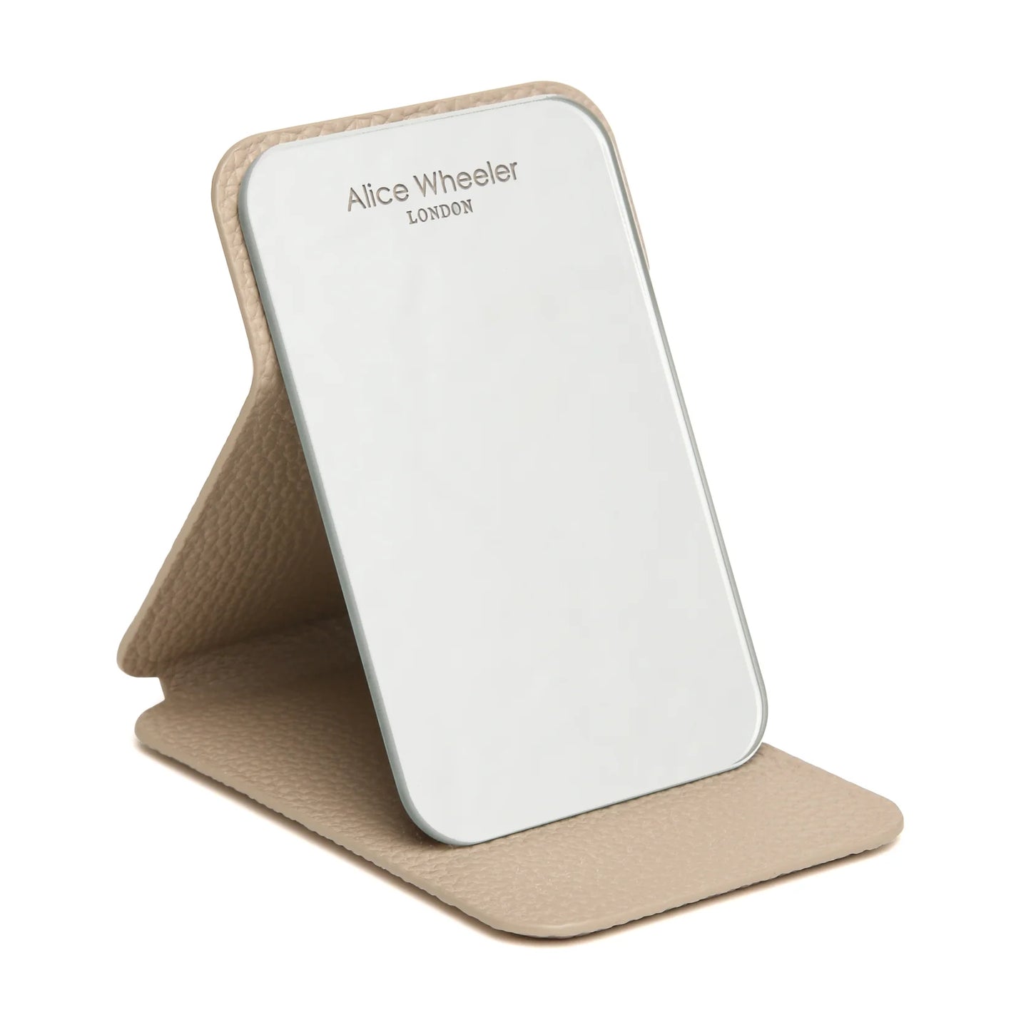 Alice Wheeler Mini Folding Travel Mirror Stone