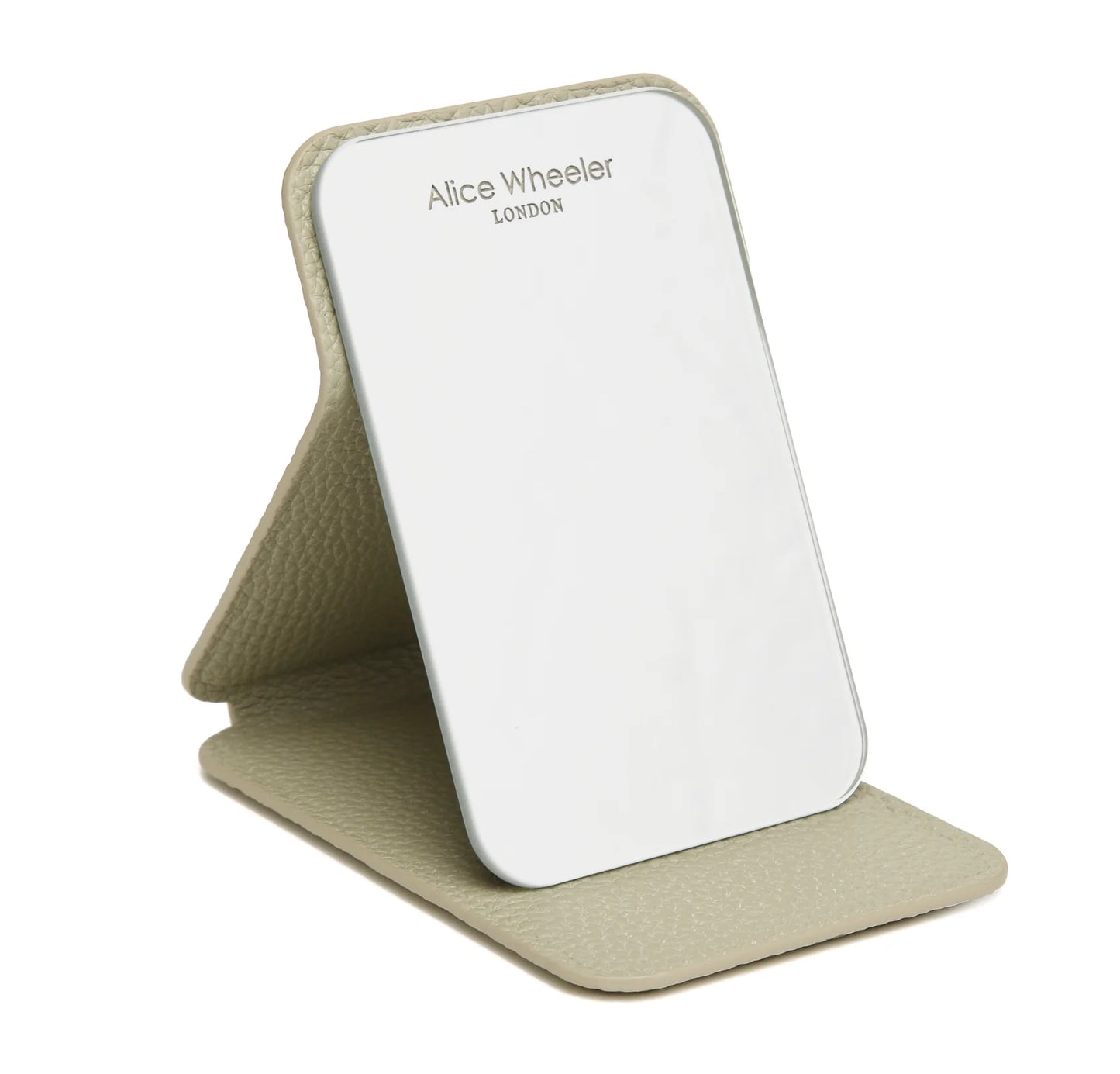 Alice Wheeler Mini Folding Travel Mirror Pistachio