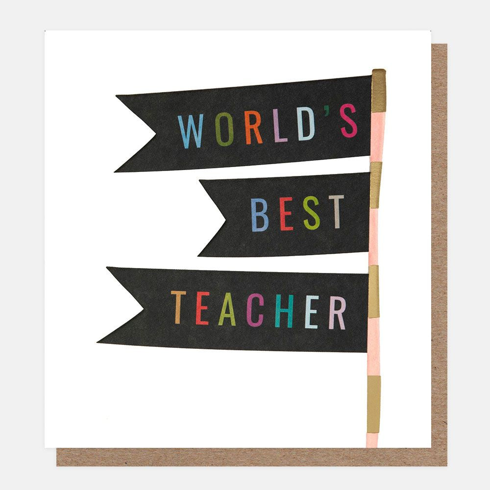 World’s Best Teacher Greetings Card