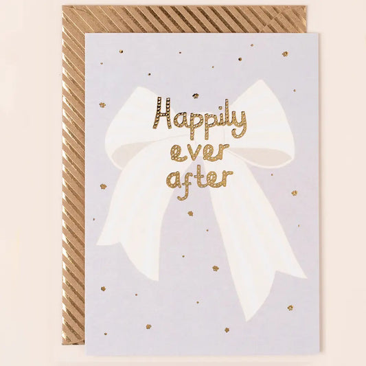 Wedding Bow Greetings Card