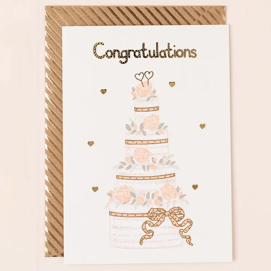 Wedding Cake Greetings Card
