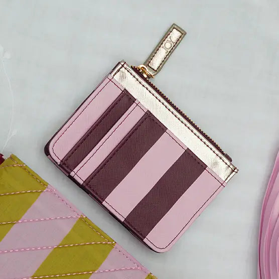 Joy Stripe Coin Purse