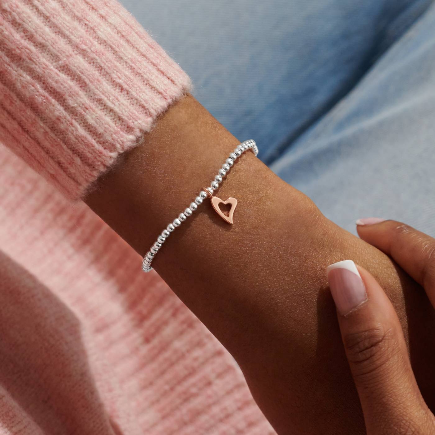 A Little ‘Lucky To Have A Friend Like You’ Bracelet
