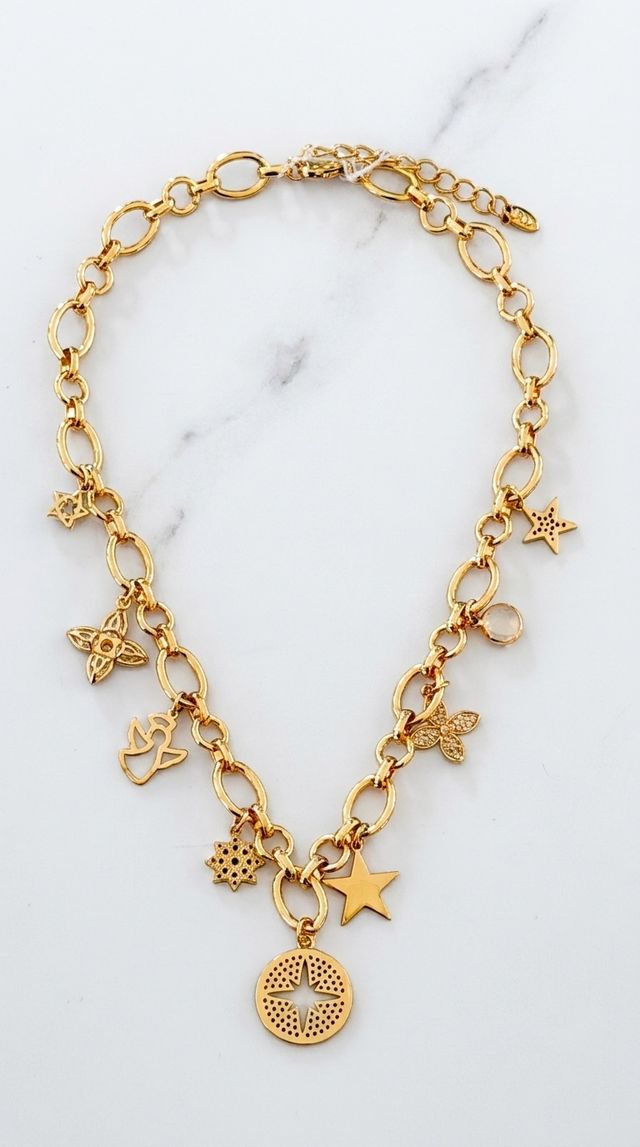 Envy Guardian Angel Necklace Gold