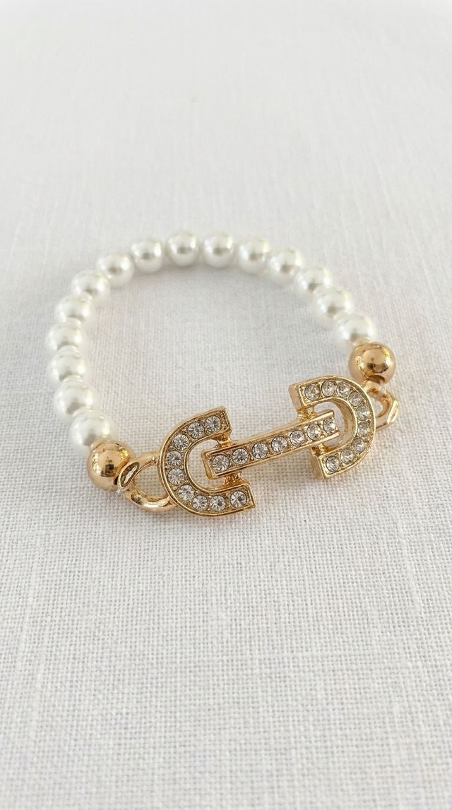 Envy Gold & Pearl Bracelet