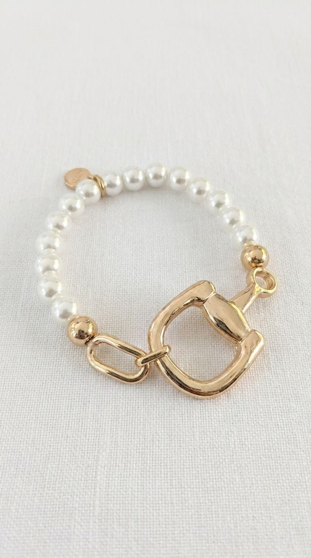 Envy Gold & Pearl Bracelet