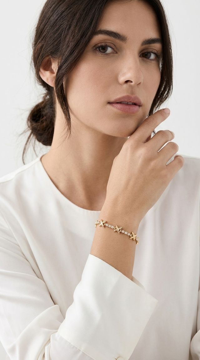 Envy Gold & Crystal Bracelet
