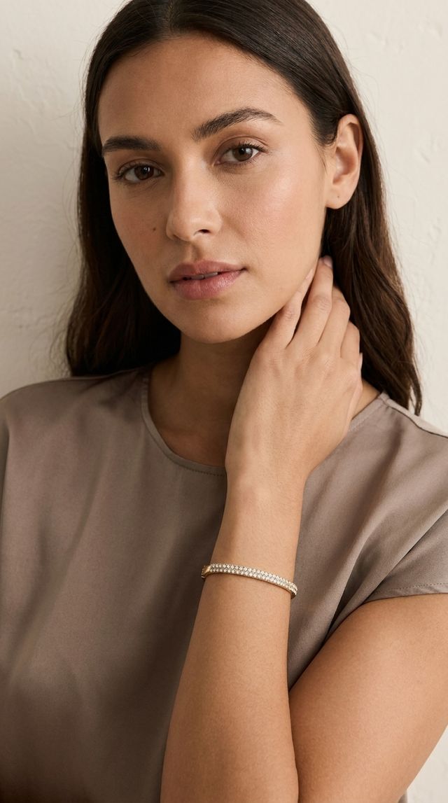 Envy Crystal Set Gold Bangle