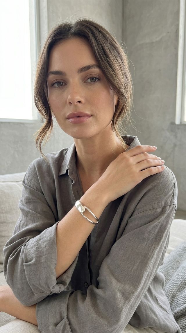 Envy Silver Bangle