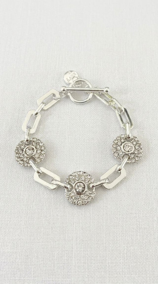 Envy Silver T-Bar Bracelet