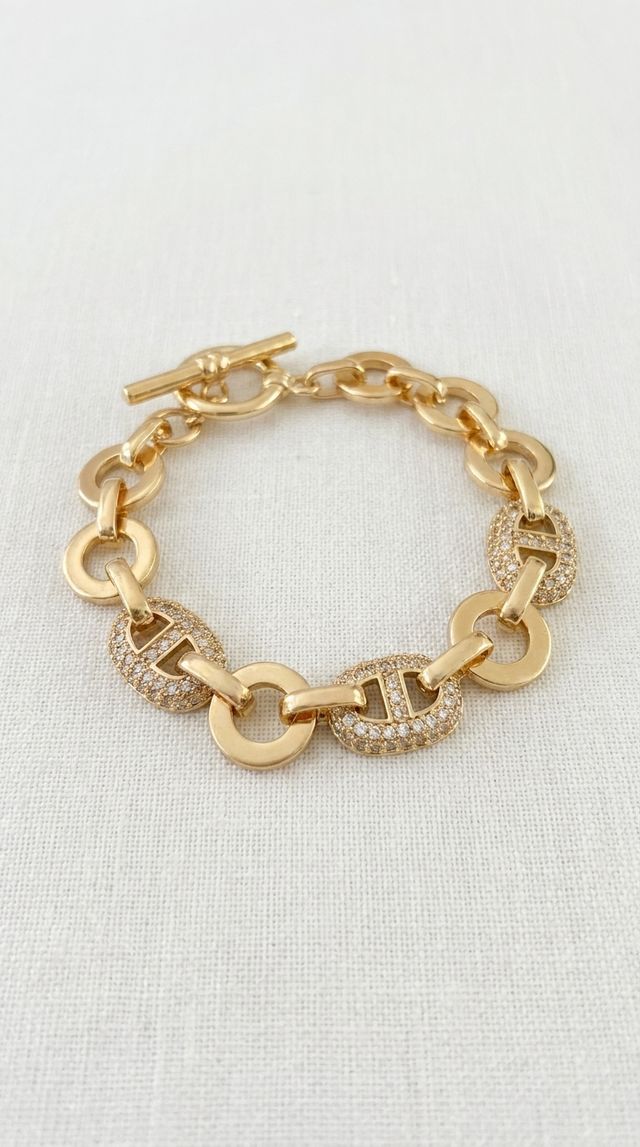 Envy T-Bar Bracelet Gold