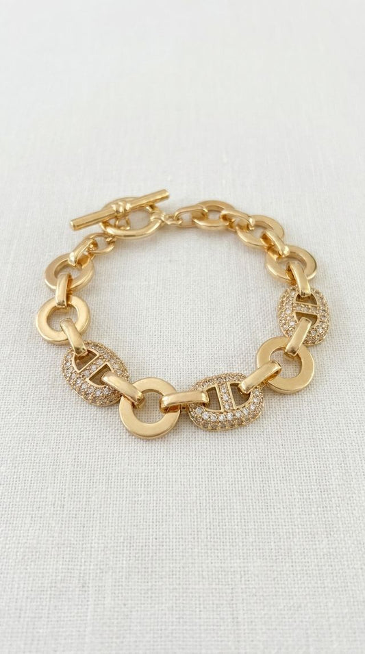 Envy T-Bar Bracelet Gold