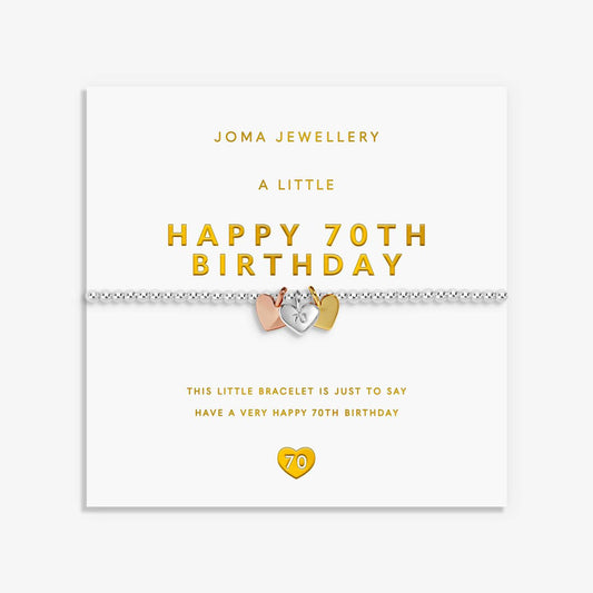 A Little ‘Happy 70th Birthday’ Bracelet
