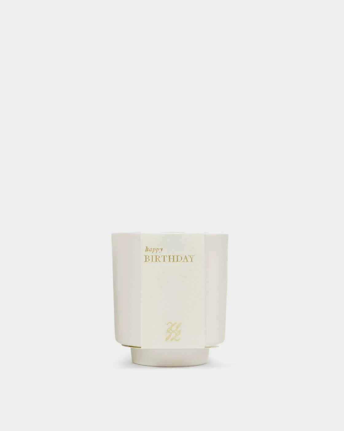 Katie Loxton Ceramic Sentiment Candle 'Happy Birthday’ Blackberry Noir