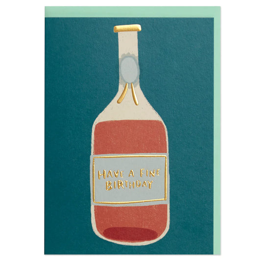 Have A Fine Birthday Greetings Card