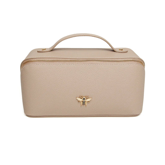 Luxury Beauty Train Case Stone