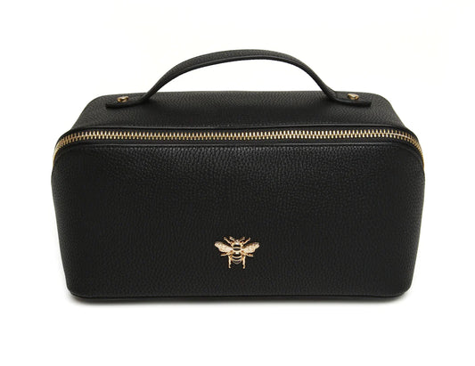 Luxury Mini Beauty Train Case Black