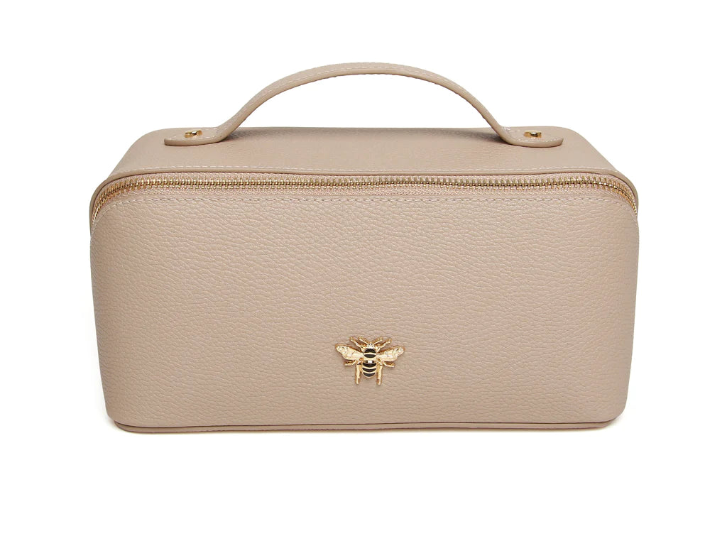 Luxury Mini Beauty Train Case Stone