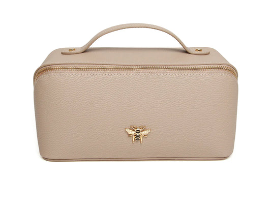 Luxury Mini Beauty Train Case Stone