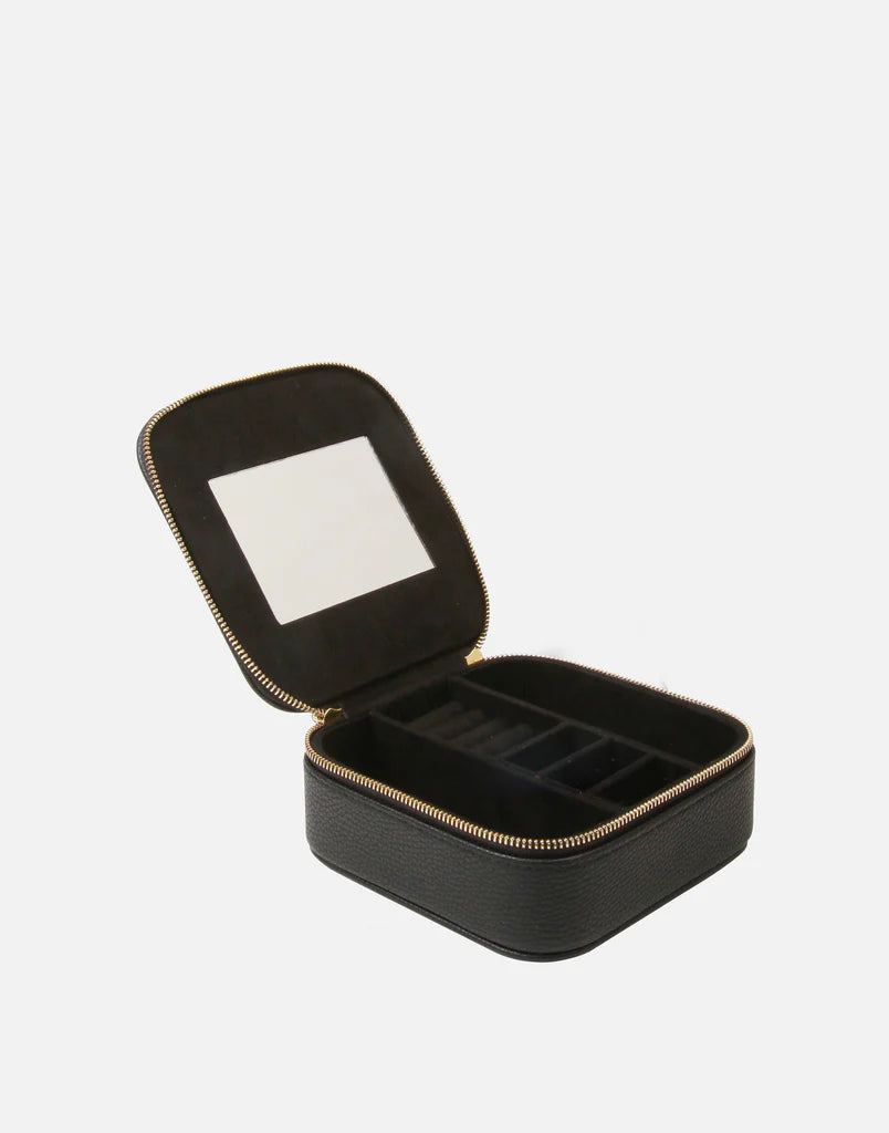 Small Bee Jewellery Box/Travel Case Black