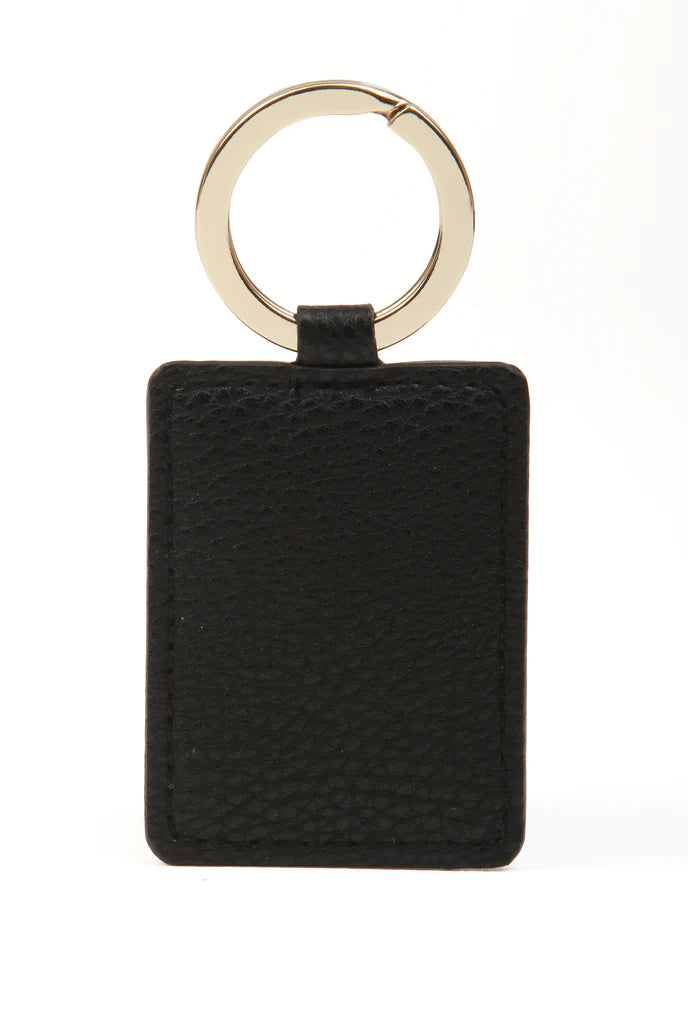 Bee Keyring Black